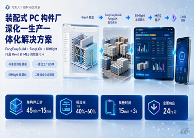 装配式 PC 构件厂「深化—生产一体化」解决方案